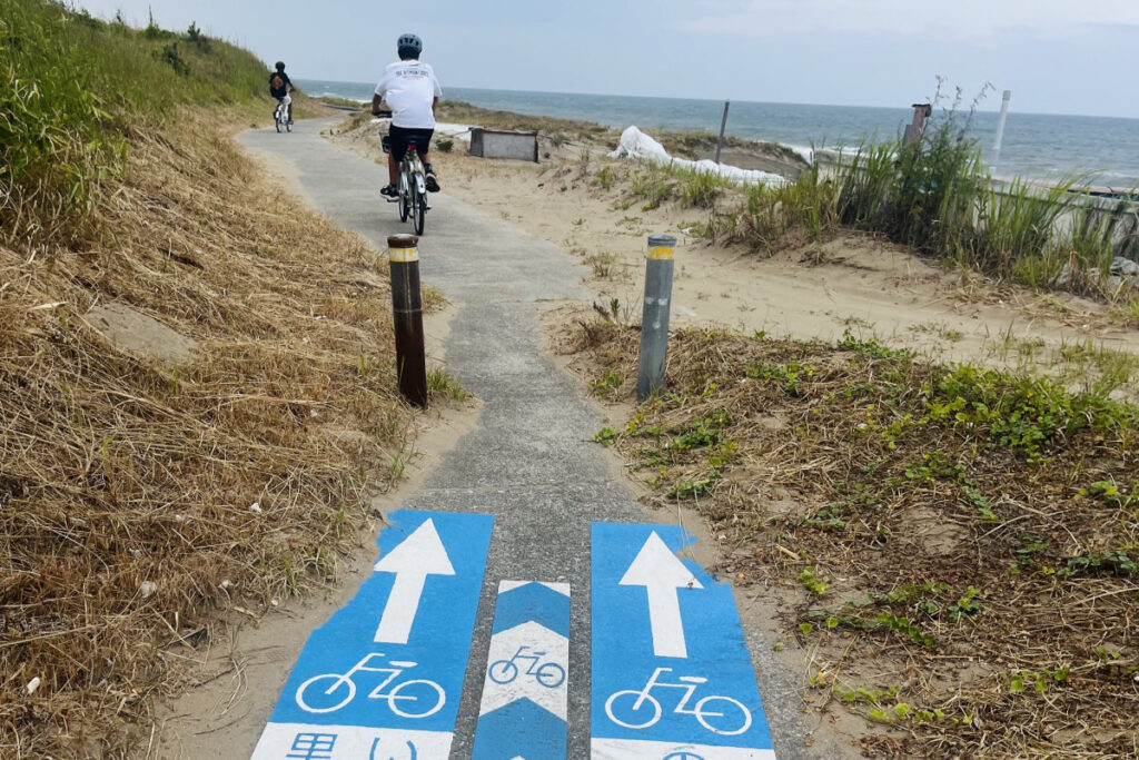 「のと里山サイクリングルート」の起点のひとつ